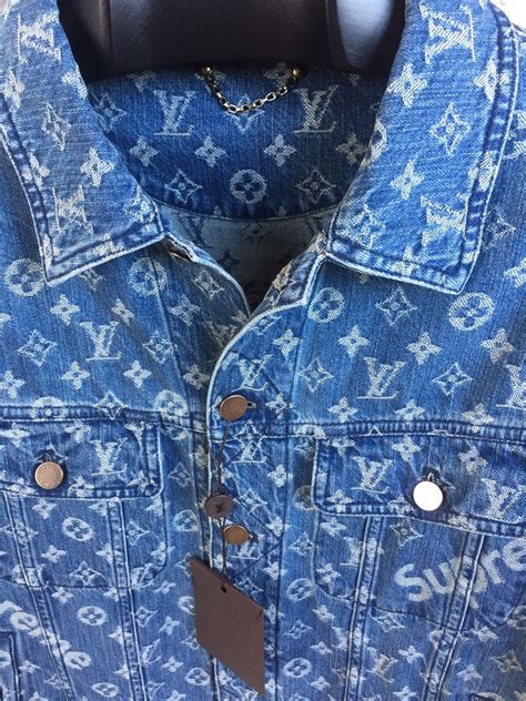 louis vuitton jean jacket cheap|louis vuitton denim tote.